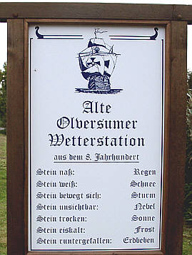 Text der Wetterstation